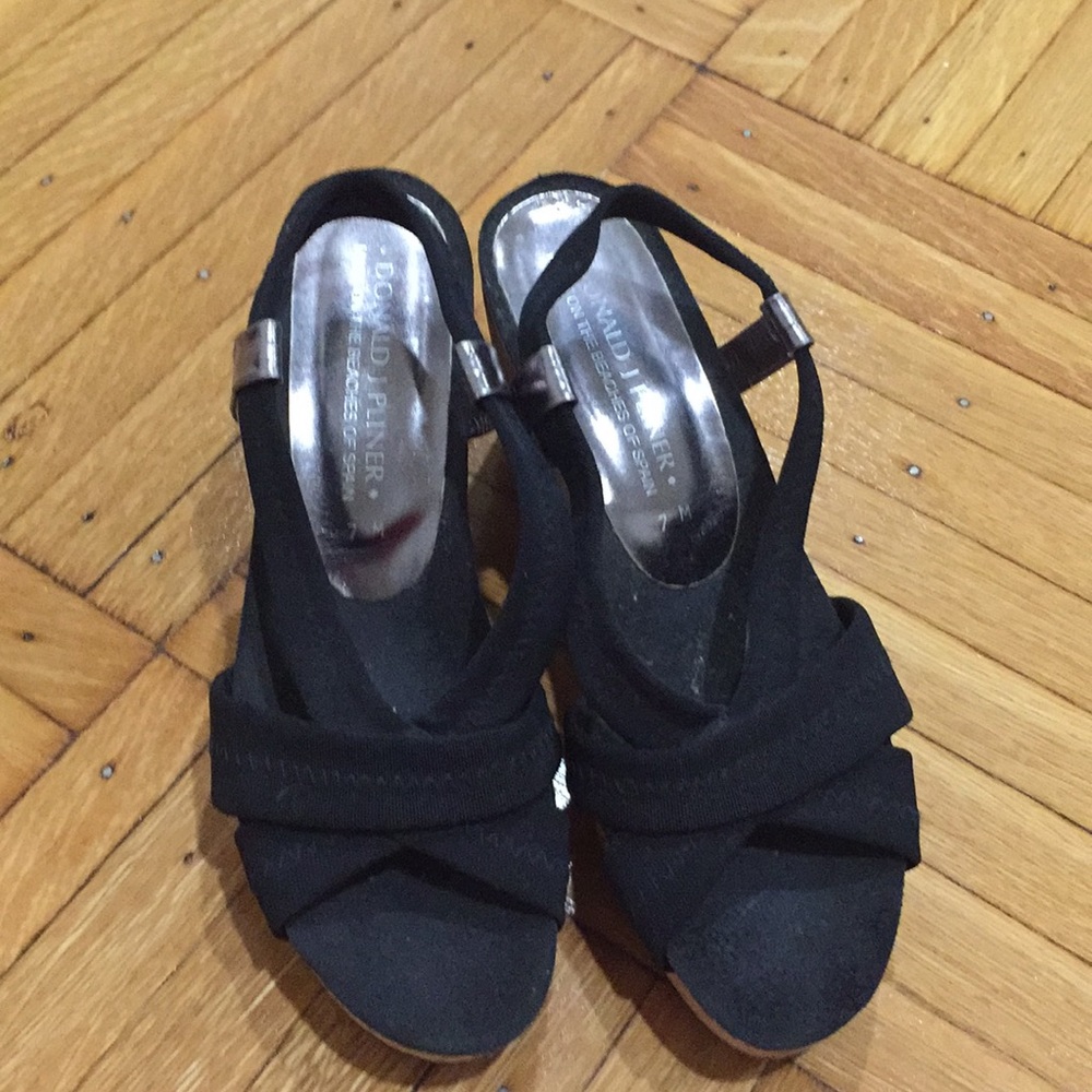 Donald J. Pliner Wedge Slingbacks